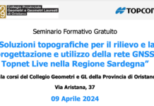 Seminario Gratuito: Soluzioni topografiche per il rilievo e la progettazione e utilizzo della rete GNSS Topnet Live nella Regione Sardegna